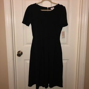 NWT- Lularoe Black Amelia Dress - Noir Collection
